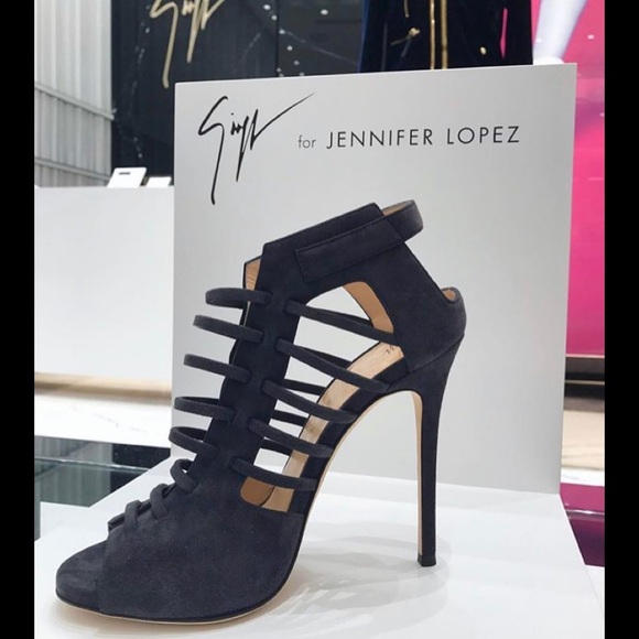 giuseppe zanotti • NEW • navy cage heels - Picture 4 of 13